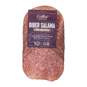 Biber salama slajs Excellent 70g
