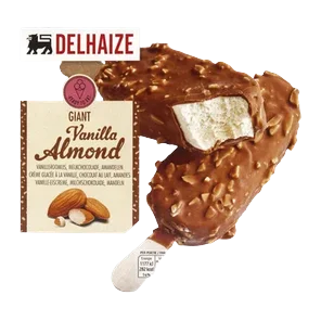 Sladoled Delhaize Almond 3x120ml/255g