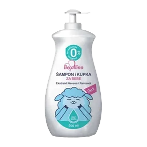 Samp.i kupka za bebe 2u1 Becollino 500ml