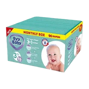 Evybaby pelene za bebe box 3 midi 5-9kg 108/1