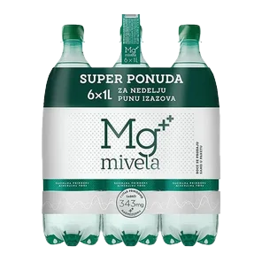 Gazirana voda Mg Mivela 6x1l