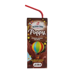 Cokoladno mleko Poppy 200ml