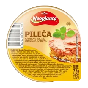 Neoplanta pileća kobasica u konzervi 75 g