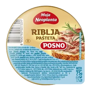 Neoplanta riblja pasteta sa povrcem 75g