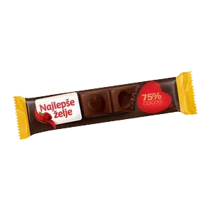 Cokolada crna 75%  30g