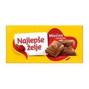 Najlepše želje mlečna 160g