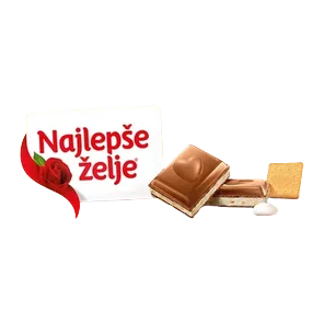 Cokolada mlecni krem Najlepse zelje 100g