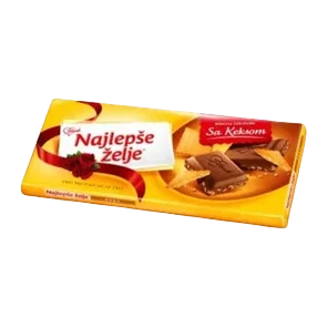 Cokolada Mlecna Sa Keksom Najlepse Zelje 85g Stark