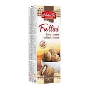 Keks Sa Belim Kremom 120g Frollini