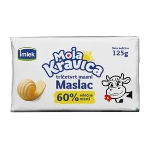 Moja Kravica Maslac Sa 60%mlecne Masti 125g Folija