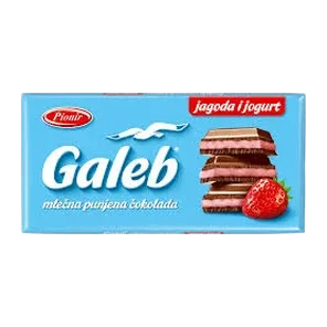 Čokolada Galeb Jagoda I Jogurt 100gr Pionir