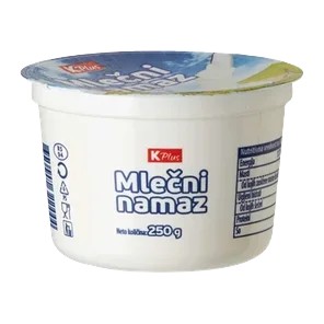 Namaz Mlečni 250g K Plus