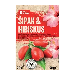 Čaj Šipak Hibiskus 50g K Plus