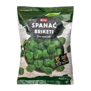Spanać U Briketima 400g K Plus
