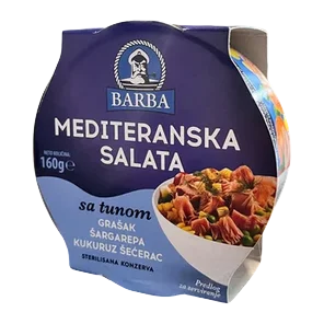 Barba Tuna 160 g mediteranska sal