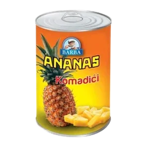 Ananas Komadići 565g Barba