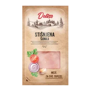 Šunka Stišnjena Slajs 100g Deliso