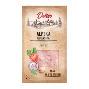 Kobasica Alpska Slajs 100g Deliso
