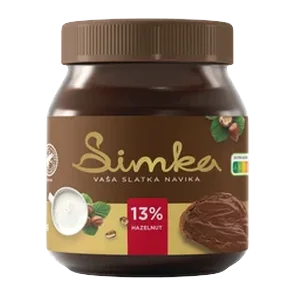 Krem Simka kakao CR 13% lesnika 375g
