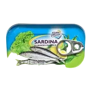 Sardina Sa Limunom U Biljnom Ulju Azzuro Mare125g