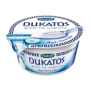 Jogurt cvrsti 9.7%mm Dukatos 150g