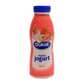 Dukat vocni jogurt jagoda 330g
