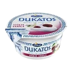 Vocni jogurt visnja vanila Dukatos 400g