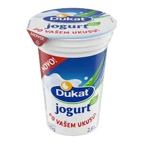 Jogurt 2.8% M.m. Čaša 180g Dukat