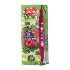 Nectar Plus Vocni Mix 200ml-tetra Pak Family