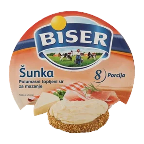 Sir topljeni/porcijama Biser sunka140g
