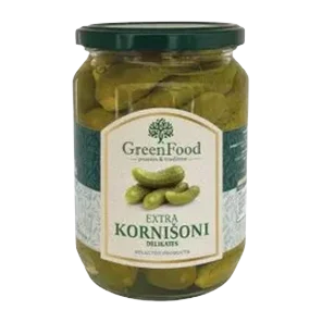 Kornišon Extra Delikates 3-6 670g Greenfood