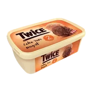 Sladoled Twice Čok Rum Nugat 1600ml