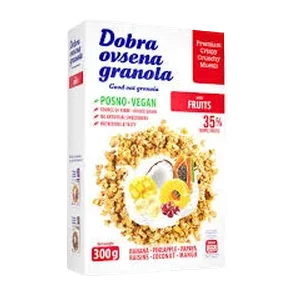 Dobra ovsena granola 35% voca 300 g