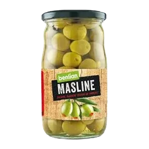 Masline zelene sa kosticom Benlian 700g