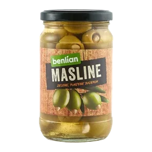 Masline Zelene Sa Bademom 360g Bf