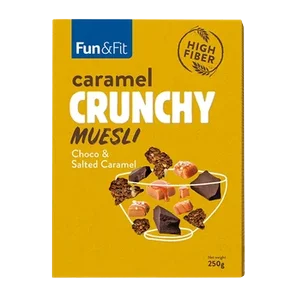 Musli Sa Slanom Karamelom I Čokoladom Hrskavi 250gr Fun&fit