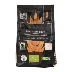 Brašno Org Spelt Belo 630 500g Nd