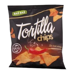 Čips Tortilja Ljuta Paprika Baš Baš 125g
