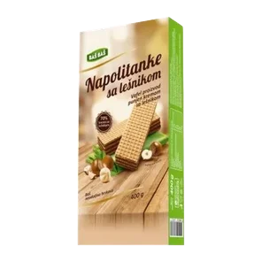 Napolitanke Lešnik Baš Baš 400g