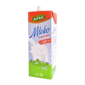 Mleko Uht Baš Baš 2.8%mm 1l