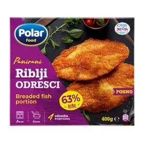 Riblji Odresci Panirani 400 Gr Polar Food
