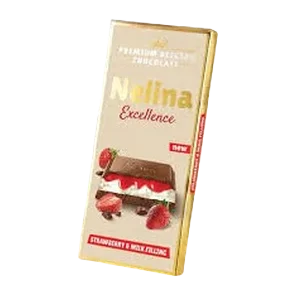 Cokolada mlecna jagoda Nelina 85g