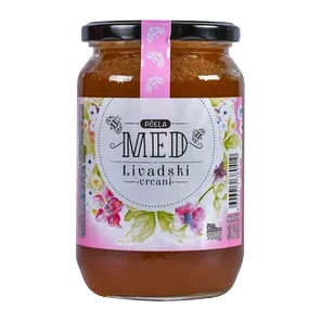Med Livadski 950g Staklo Pčela