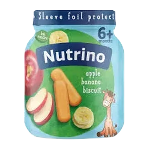 Kas.za bebe jab.i ban.i keks Nutrino125g