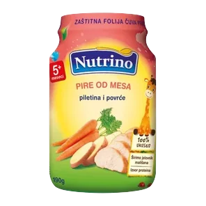 Kasica povrce sa piletinom Nutrino 190g