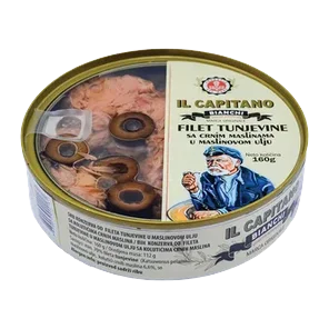 Tuna c.masline/m.ulje Il Capitano 160g