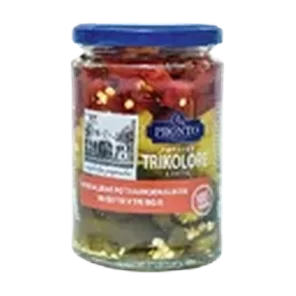 Ljuta paprika tricolore Pronto 370ml