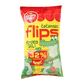 Flips Krokodili sa kikirikijem.CW 150g