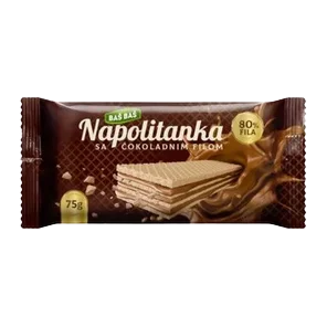 Napolitanke Čokoladni Fil Baš Baš 75g