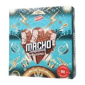 Sladoled Macho stracatela sendvic 387ml